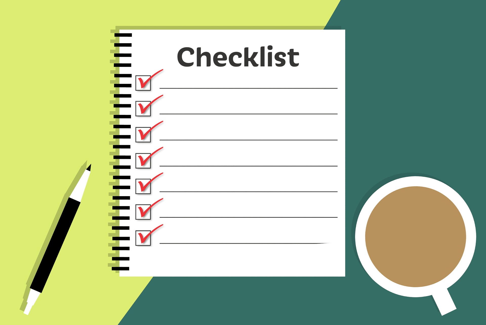 Mechanical design checklist app screenshot showing 35-step engineering workflow with checkboxes, notes, and progress tracking for solo machine designers.